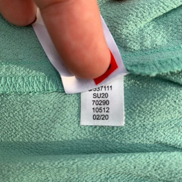 NWT Women’s LOFT Peplum Swing Tank - Aqua Green - Size Medium - Picture 10 of 11